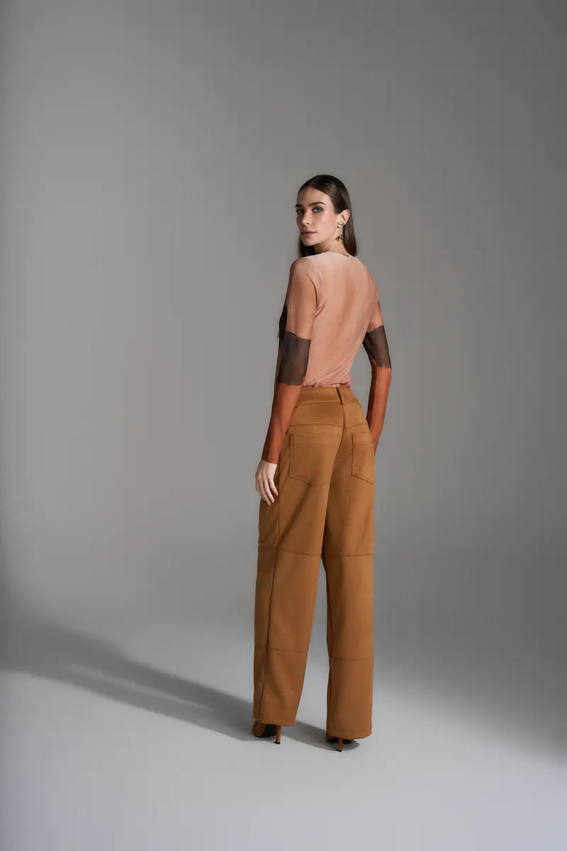 Gradient Tulle Blouse