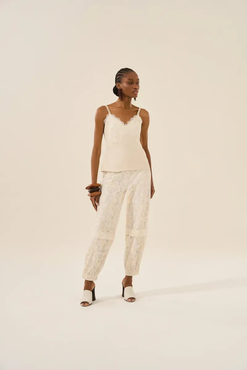 Calça Renda Couture