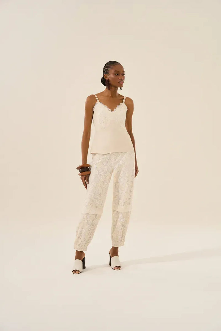 Calça Renda Couture