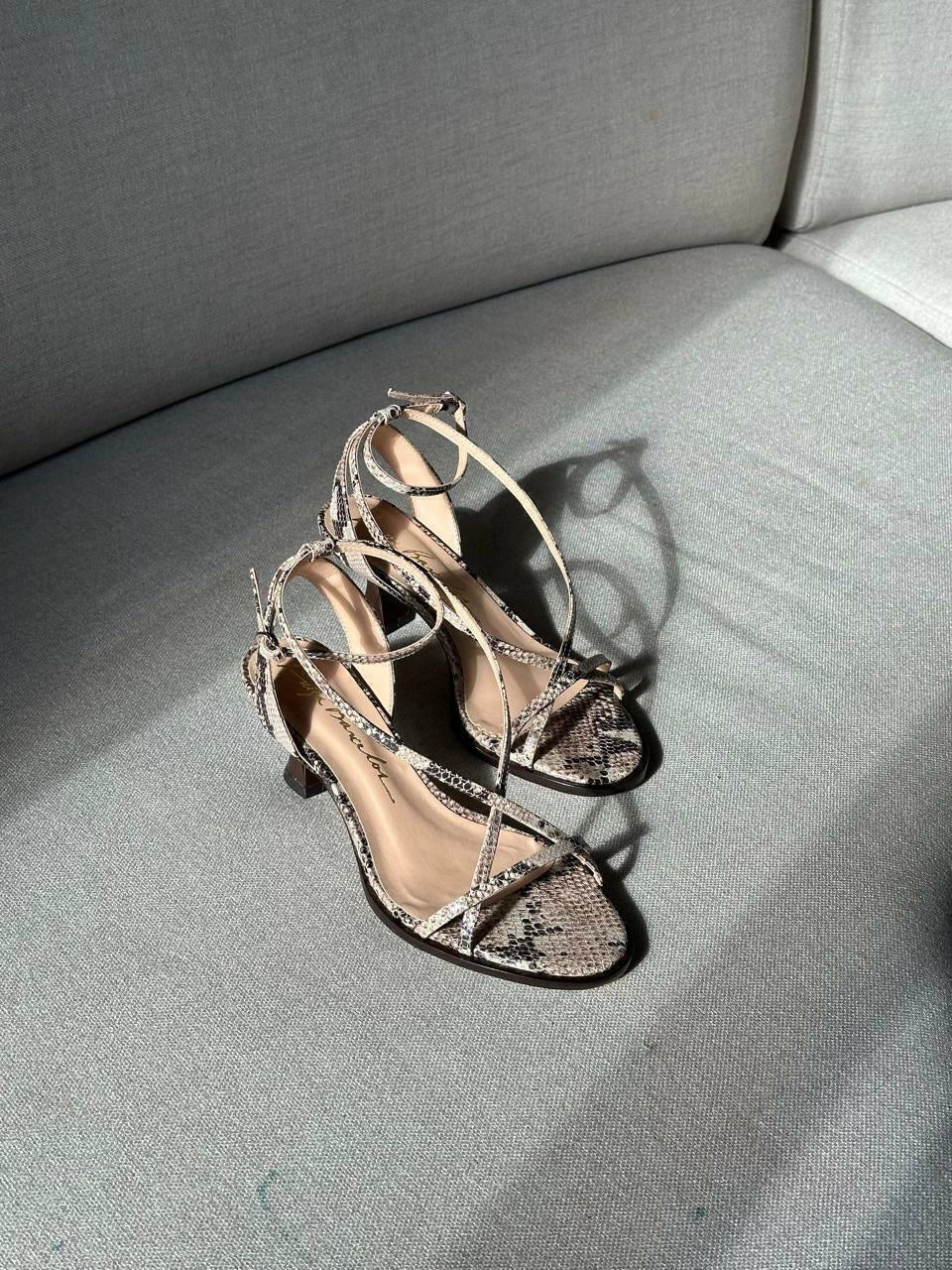 Snake Leather Sandal