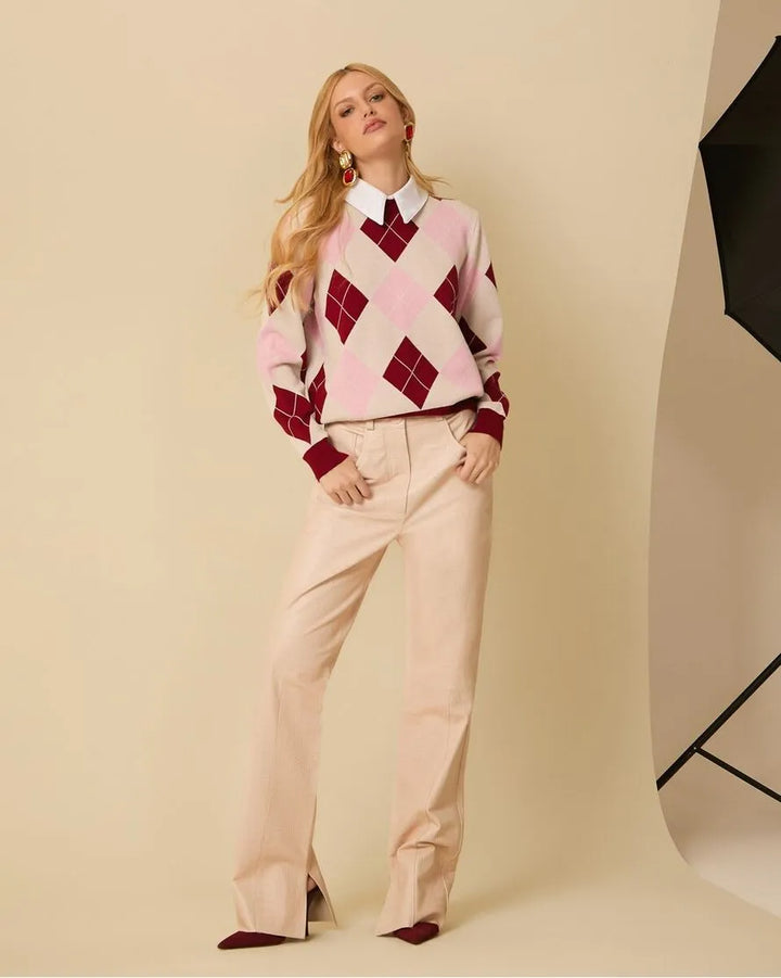 Crocodile Leather Pants
