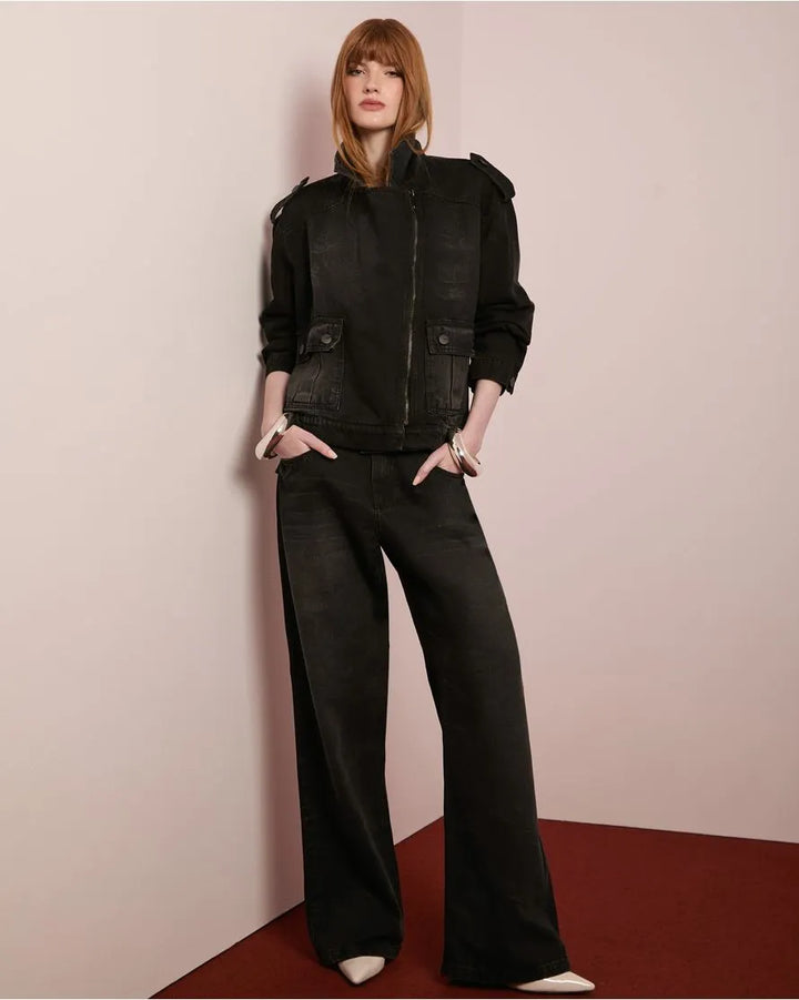Calça Jeans Reta