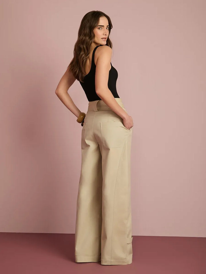 Calça Pantalona Cargo