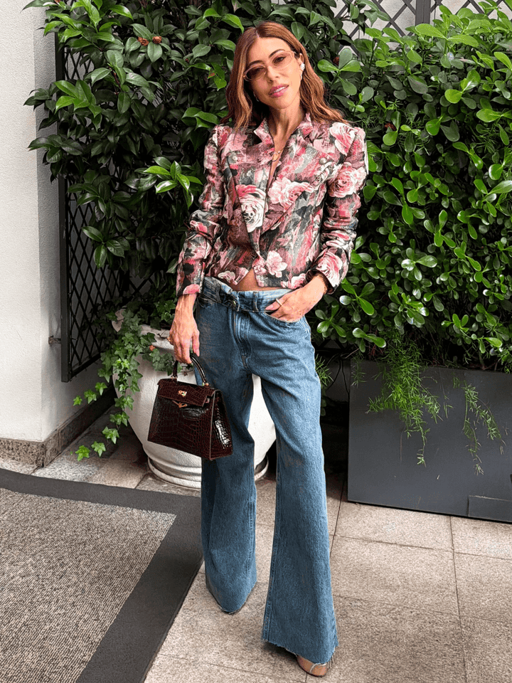 Calça Jeans Cós Dobrado