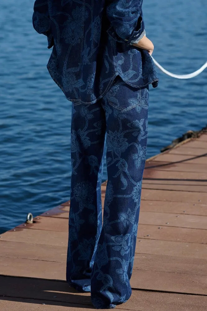 Calça Paisley Jeans