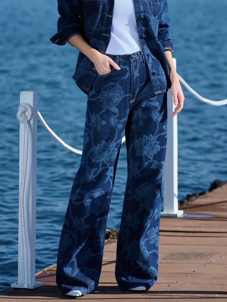 Calça Paisley Jeans