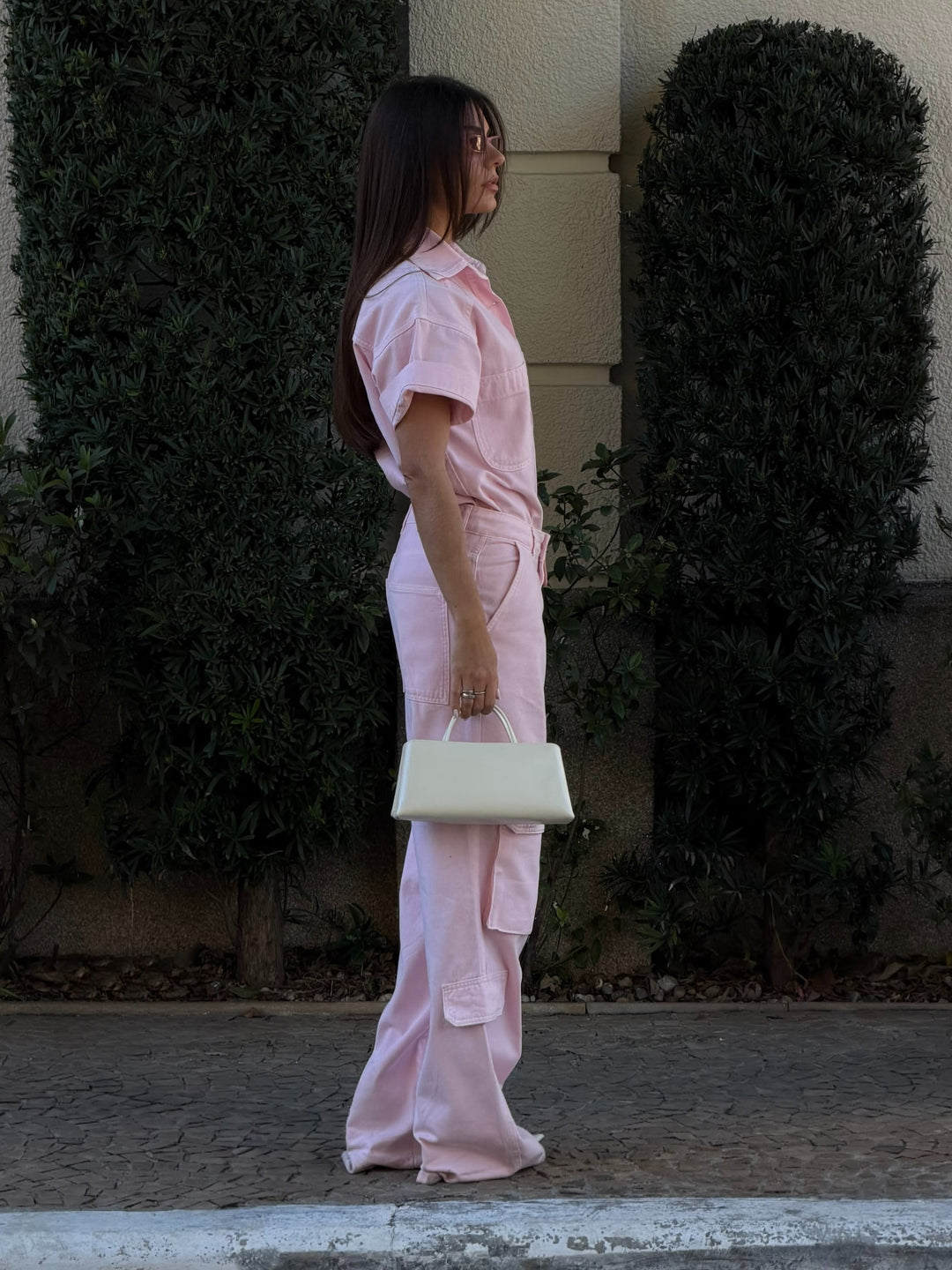 Calça Cargo Sarja