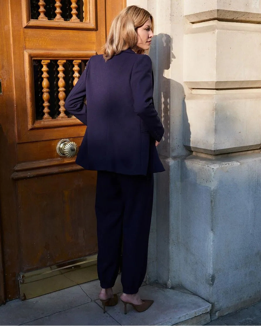 Pants with Asymmetrical Waistband