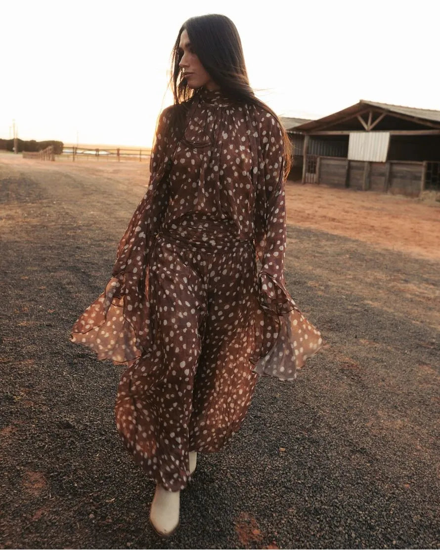 Calça Aladdin Chiffon