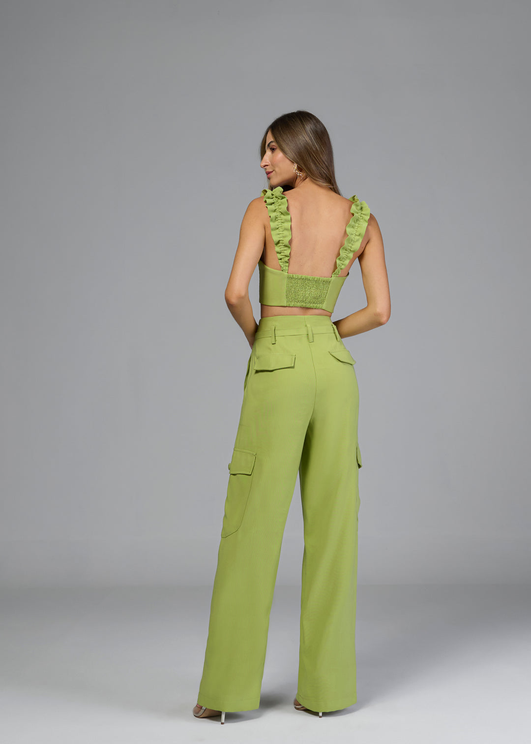 Regina Salomão Cropped+Pants Set