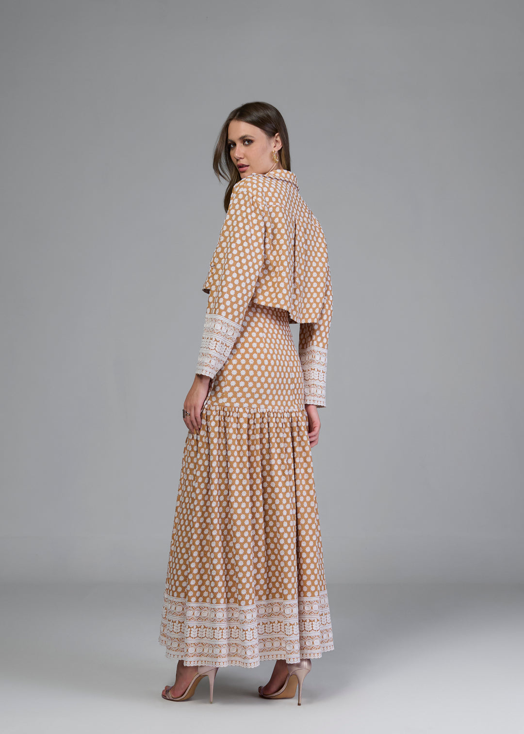 Regina Salomão Top+Jacket+Skirt Set