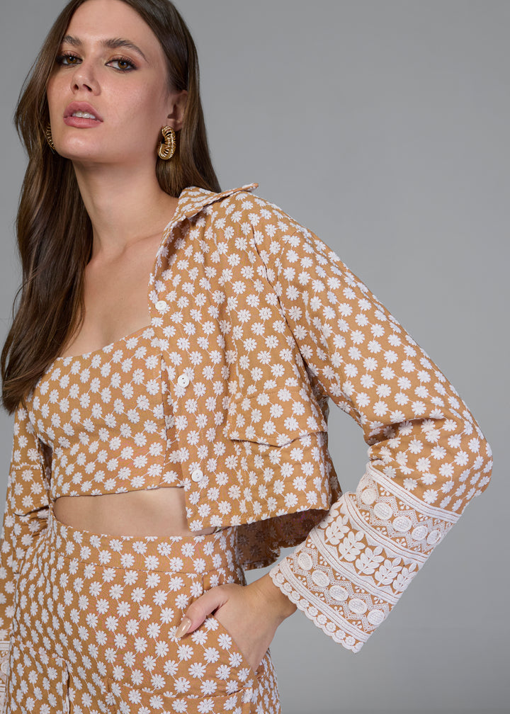 Regina Salomão Top+Jacket+Skirt Set