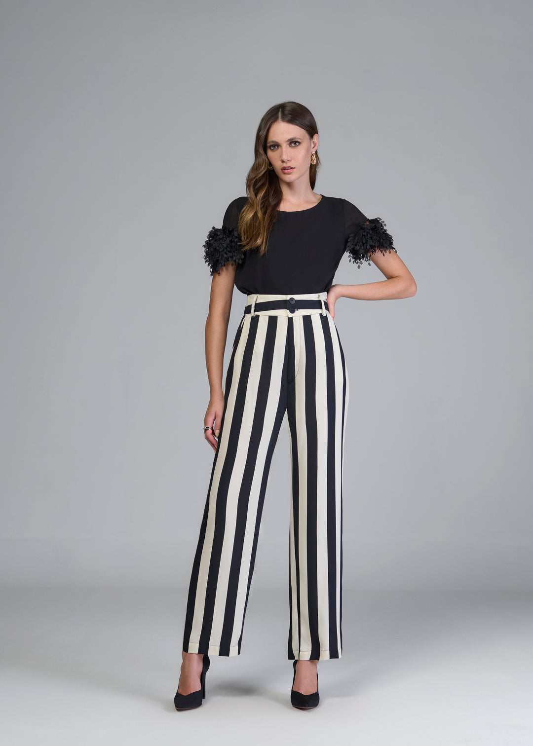 Regina Salomão Striped Pants