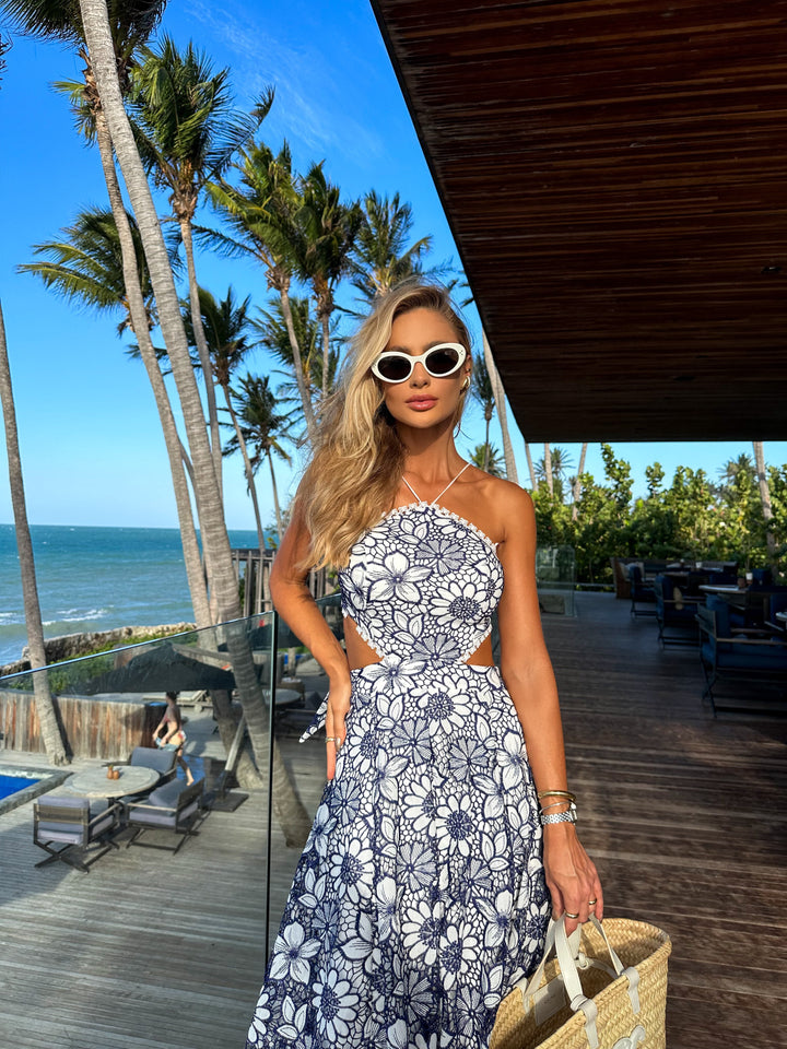 Vestido Midi Bordado