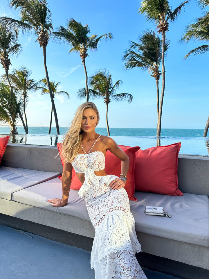 Vestido Midi Renda