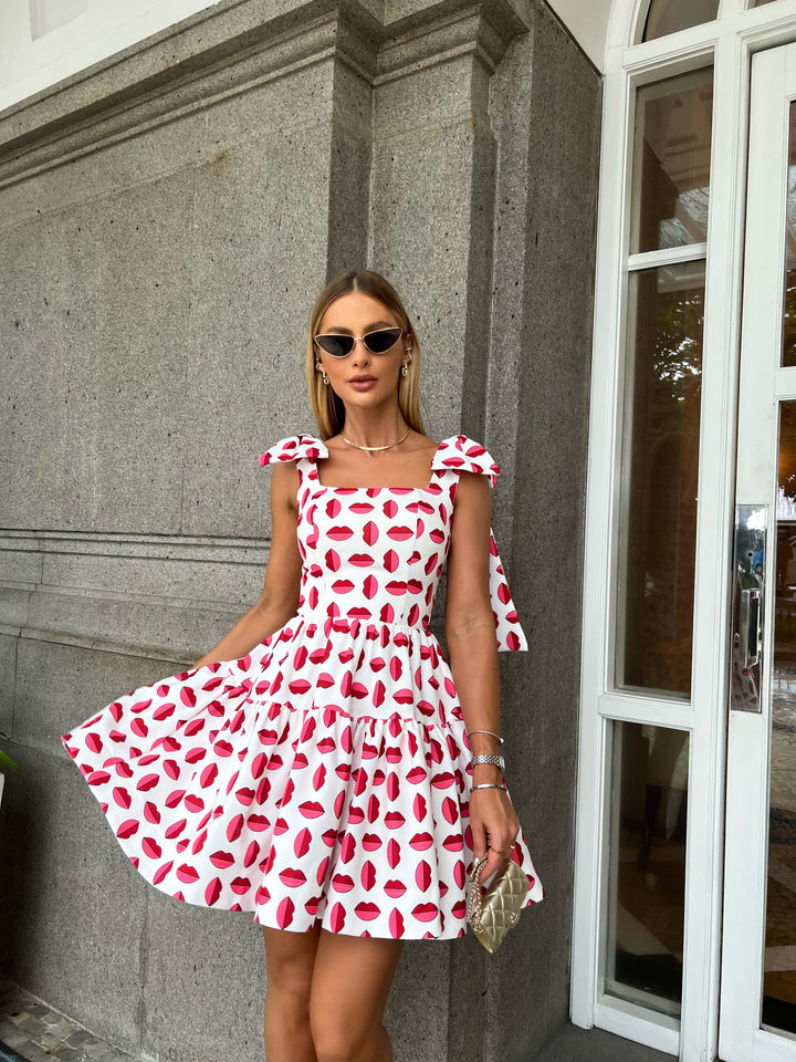 Pink Lemonade Ruched Short Dress