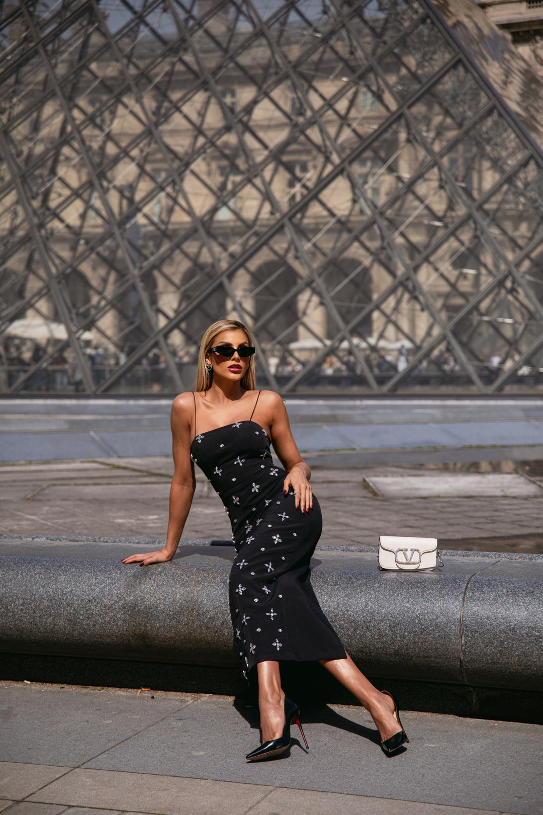 Vestido Midi Étoiles Limonada Pink