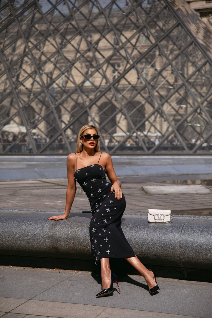 Vestido Midi Étoiles Limonada Pink