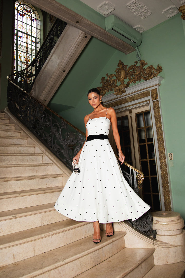 Vestido Midi Bordado