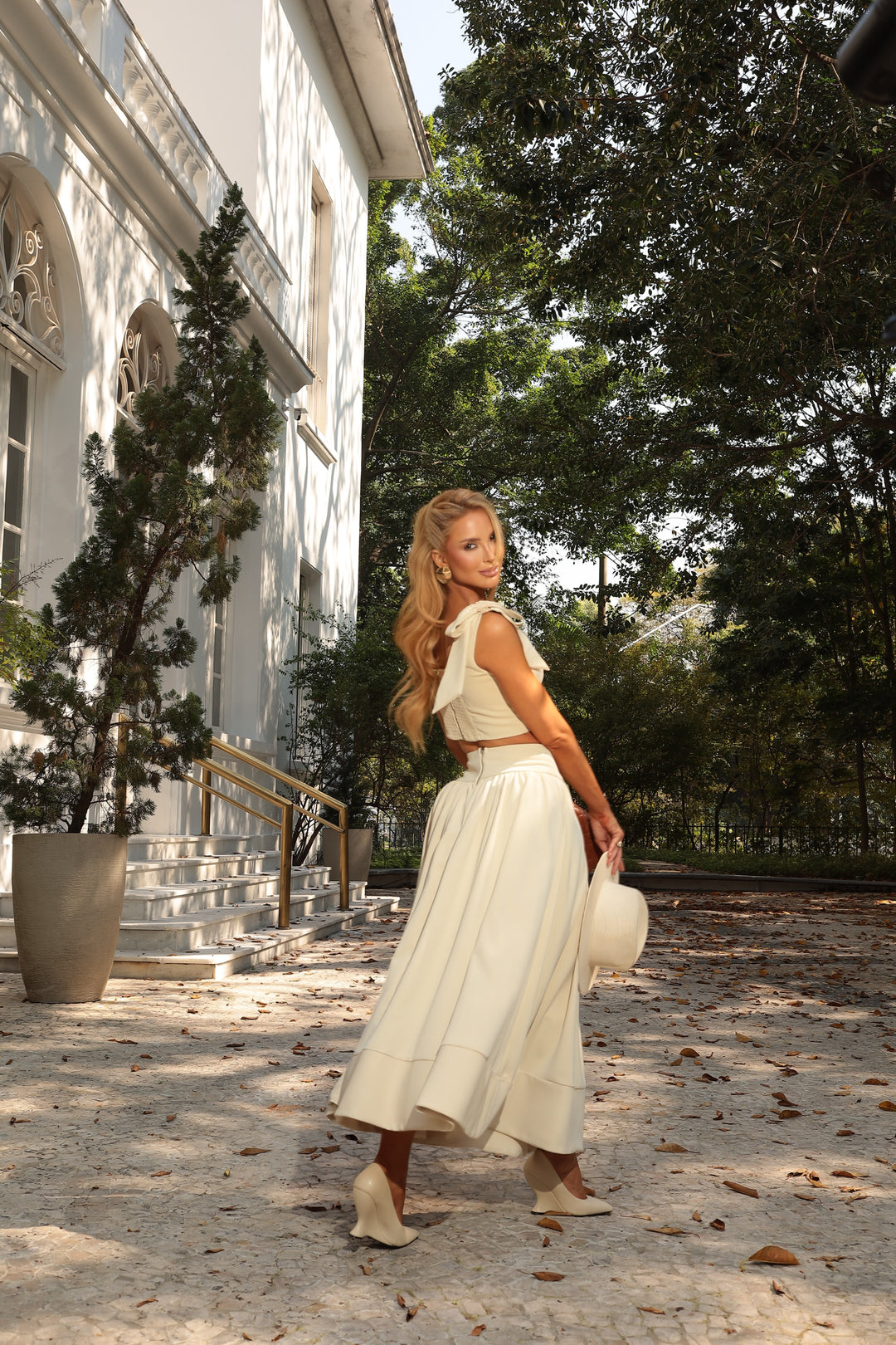 Top+Midi Skirt Set