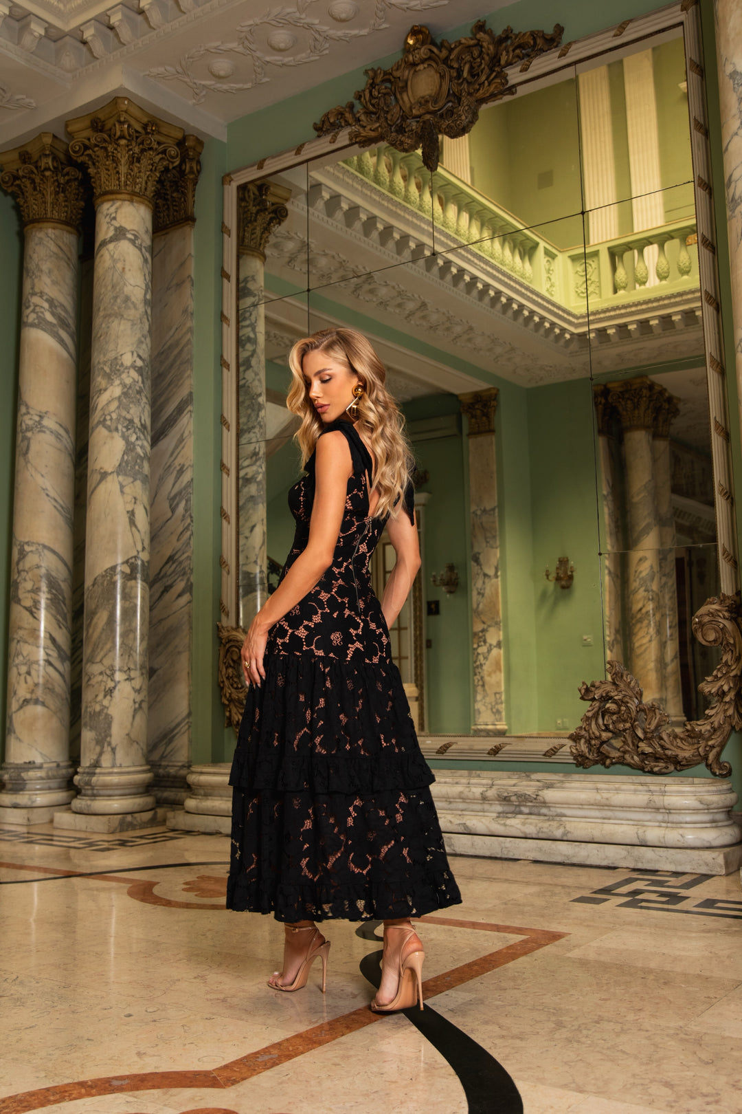 Lace Midi Dress