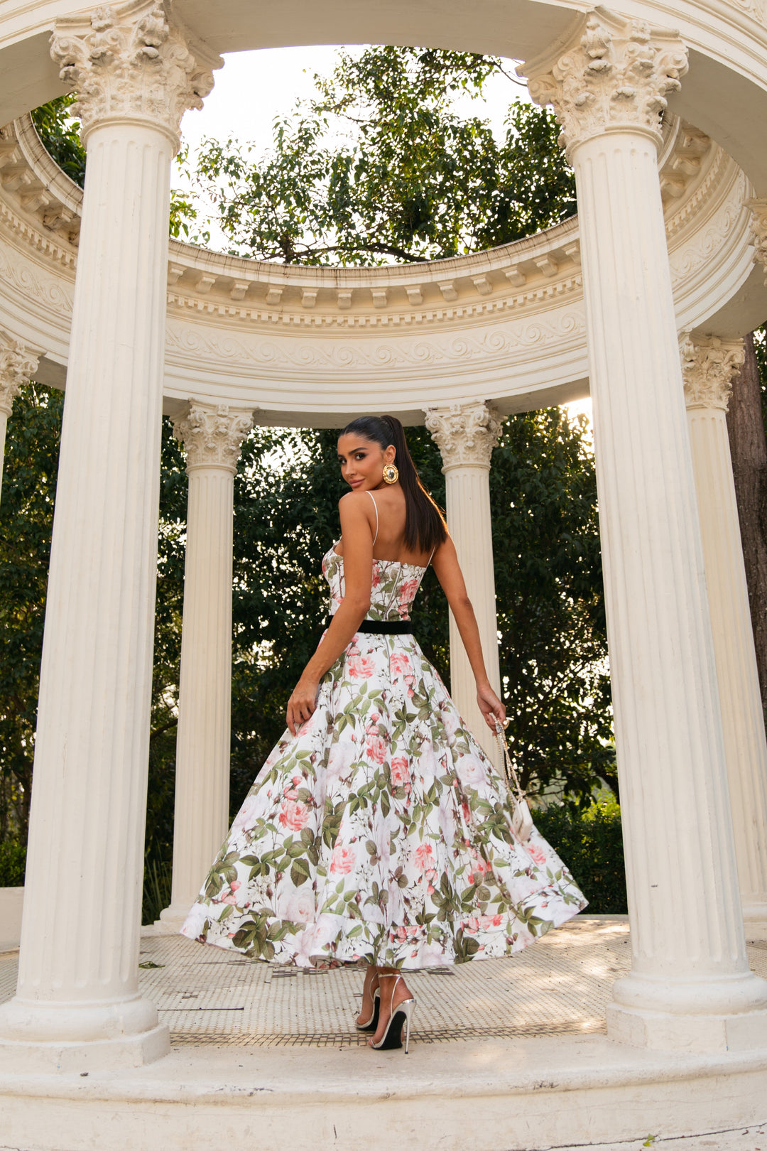 Vestido Midi Floral
