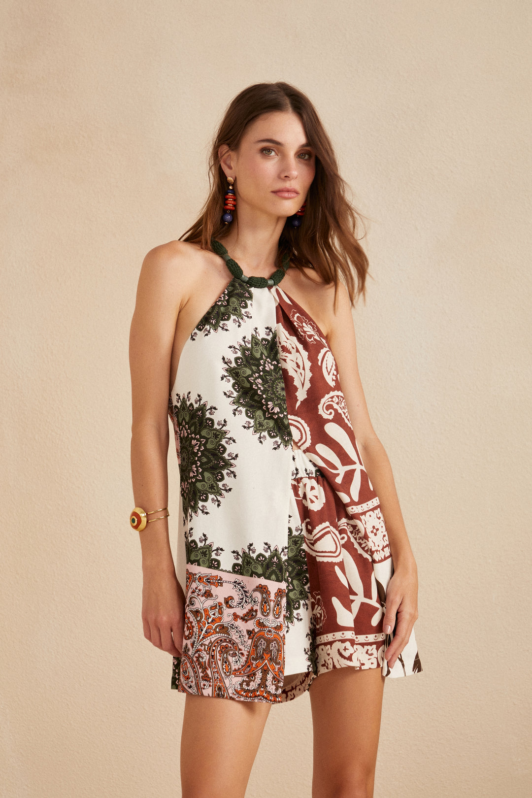 Skunk Blouse+Shorts Set