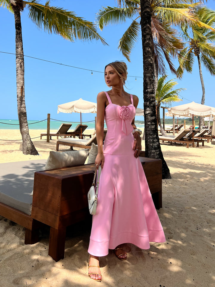 Flared Midi Dress