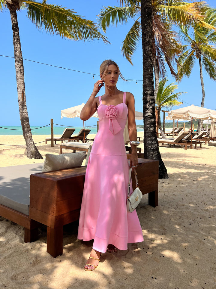 Flared Midi Dress