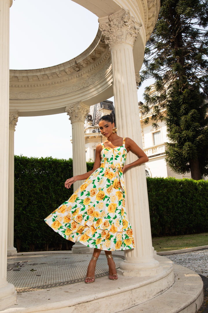 Vestido Midi Alfaiataria