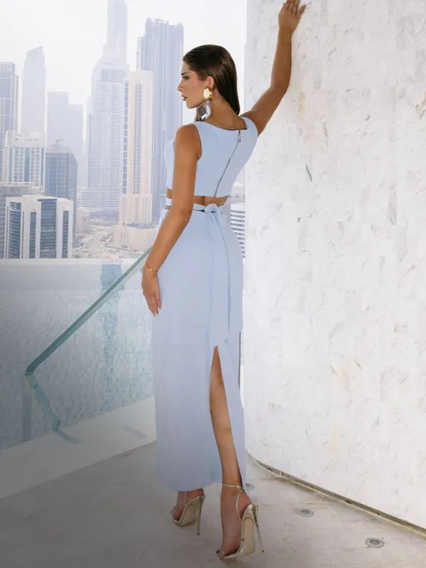 Cut-Out Midi Dress