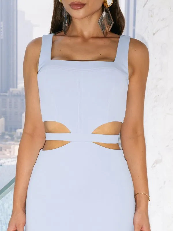 Cut-Out Midi Dress