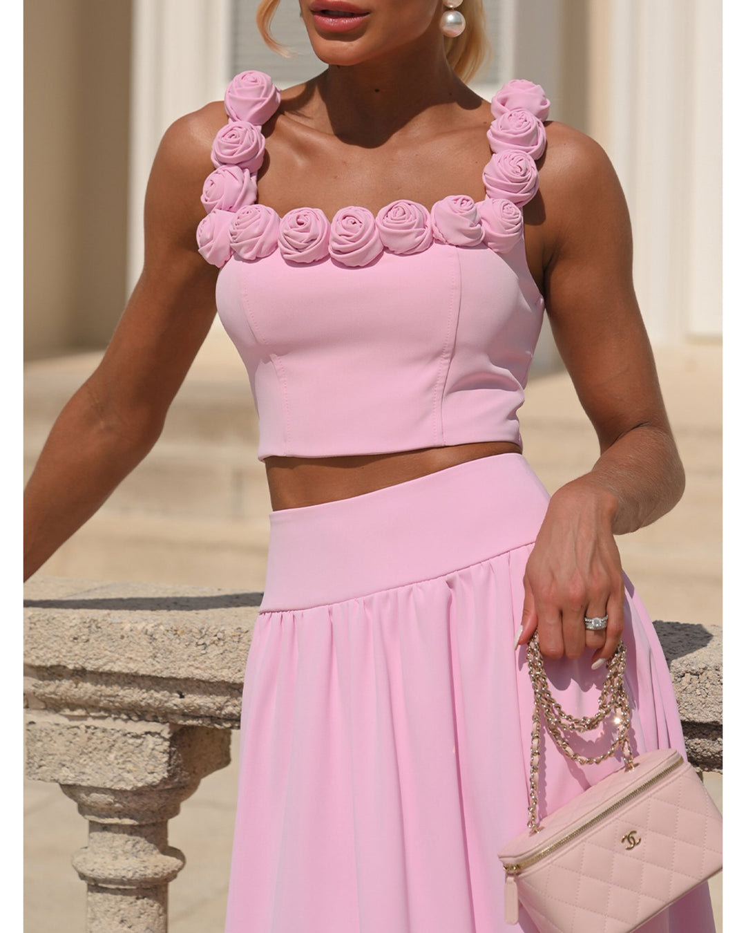 Pink Midi Dress