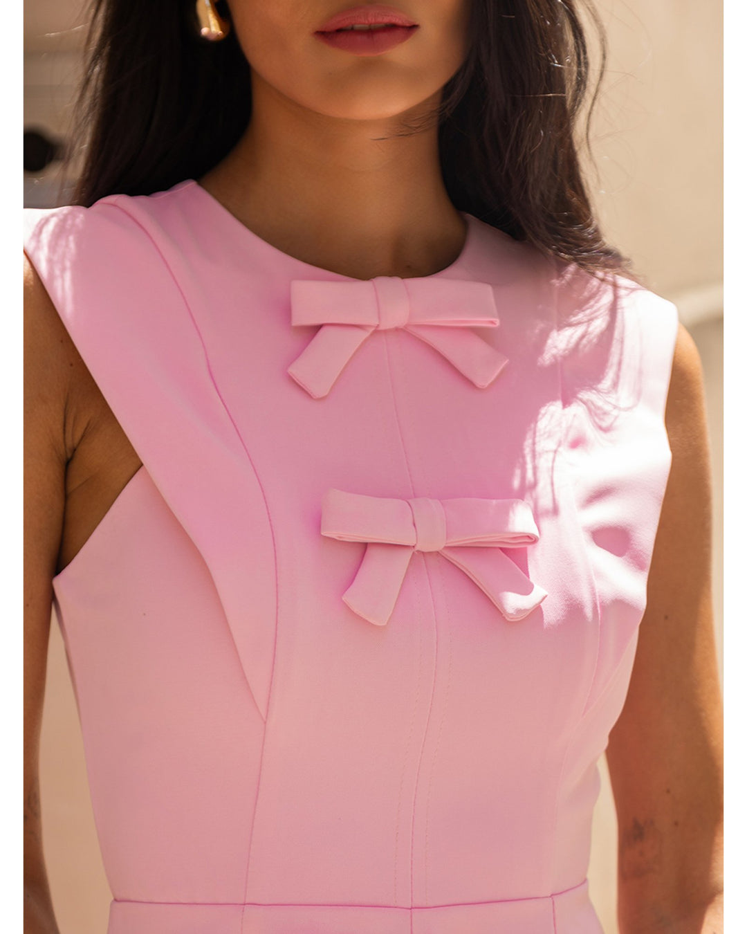 Short Candy Bow Dress