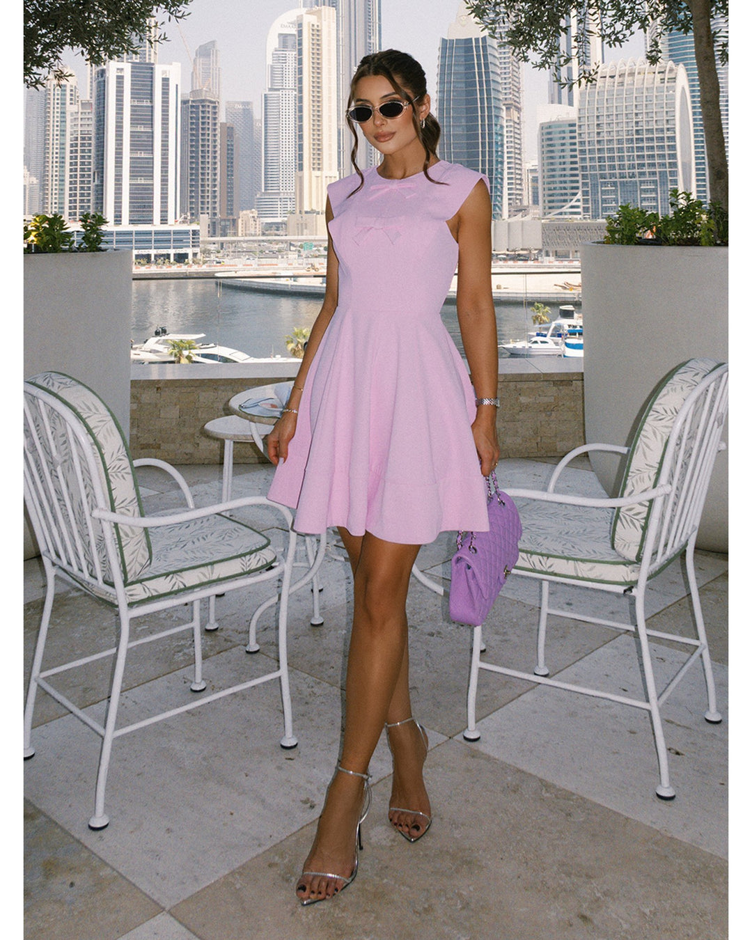 Short Candy Bow Dress