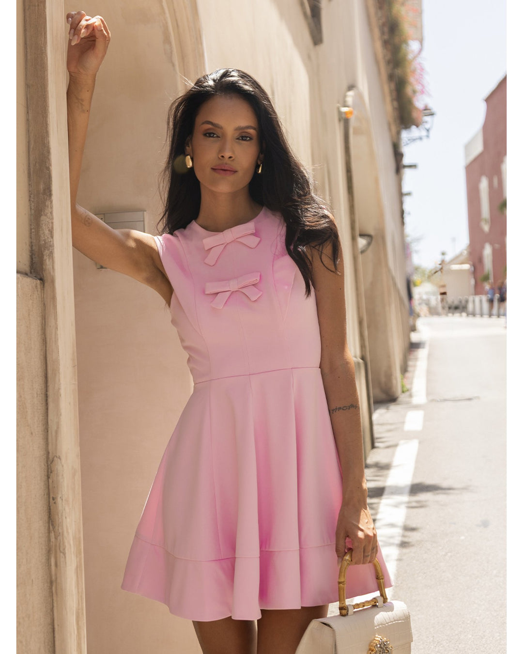 Short Candy Bow Dress