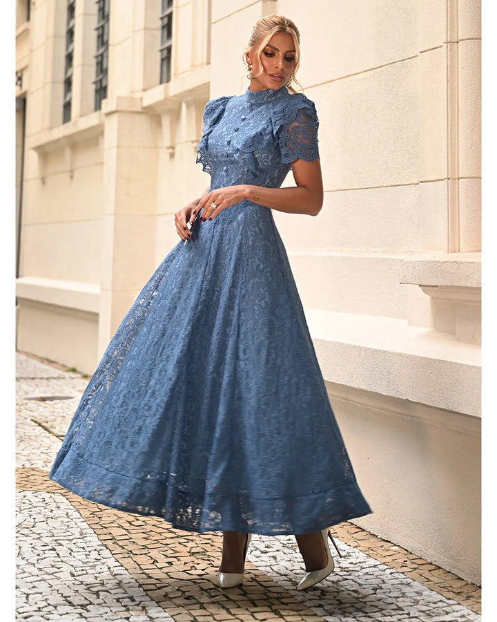 Blue Belle Midi Dress
