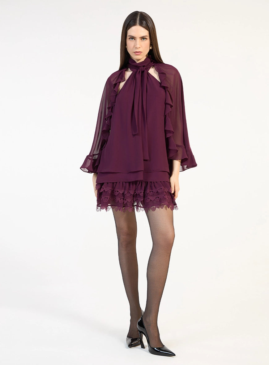 Chiffon Mini Dress