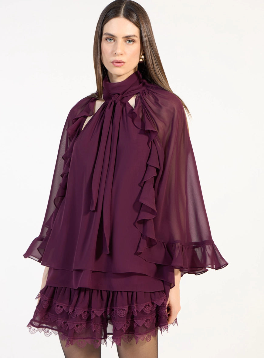 Chiffon Mini Dress