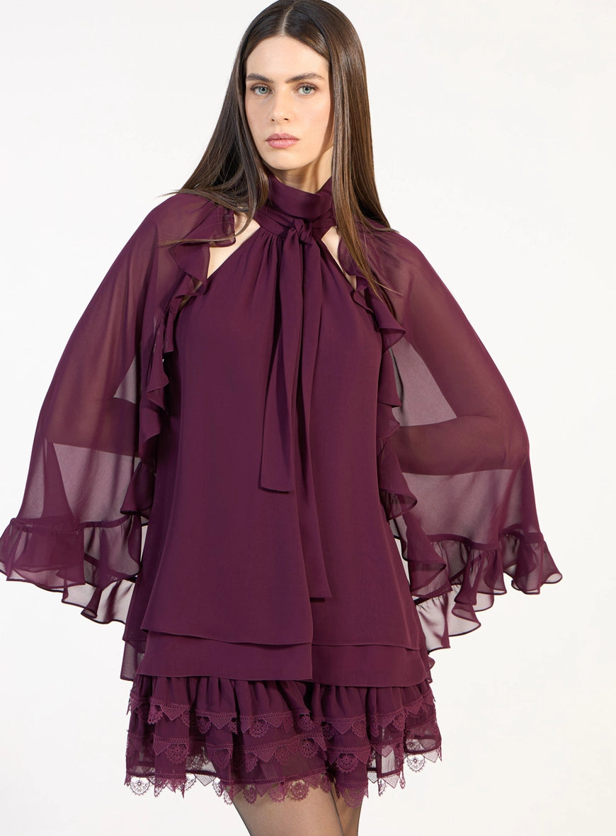 Chiffon Mini Dress