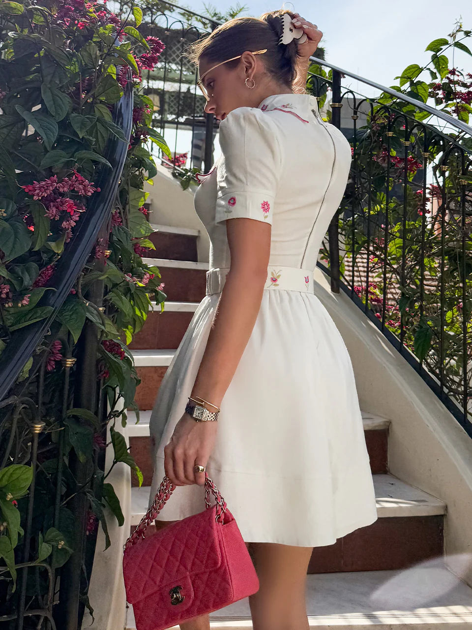 Fleur-de-lis Short Dress