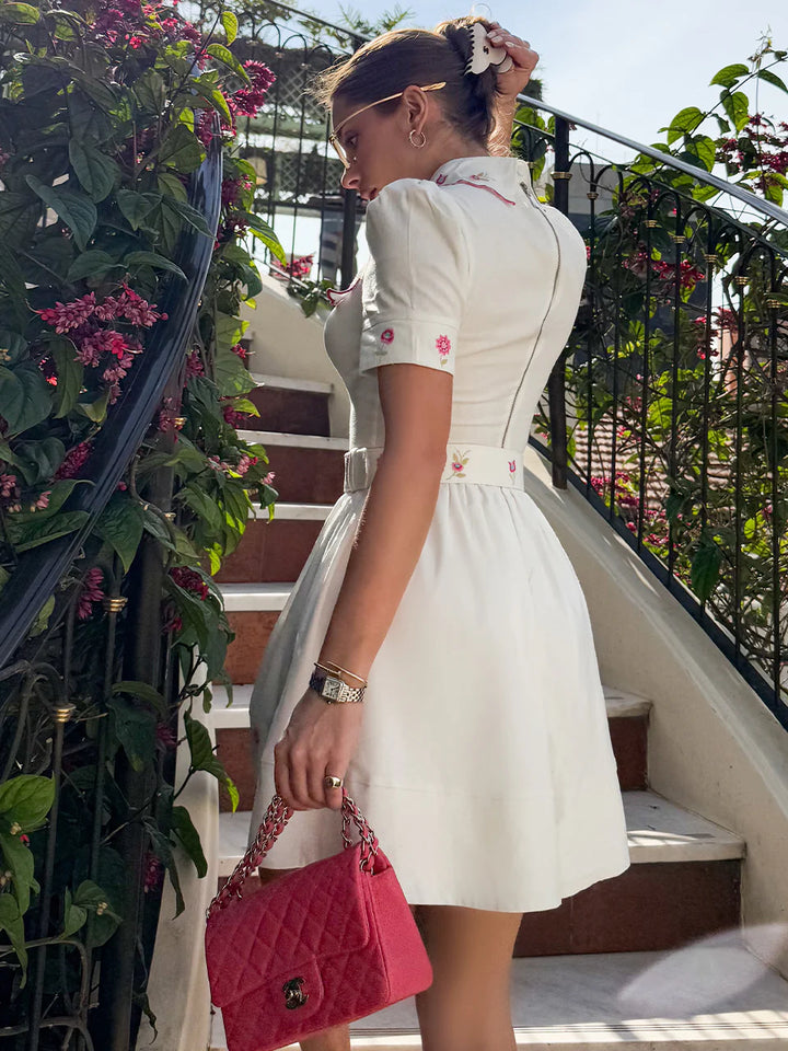 Fleur-de-lis Short Dress