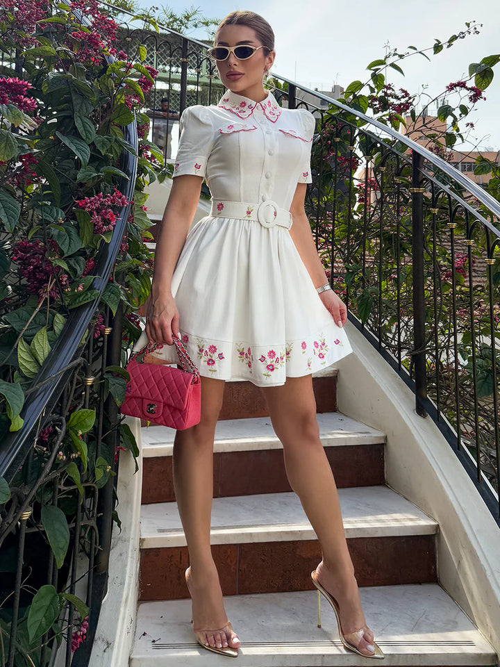 Fleur-de-lis Short Dress