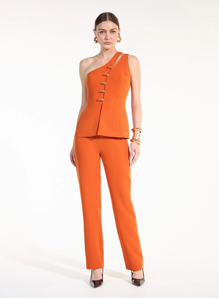 Conjunto Calça+Blusa Ombro Só