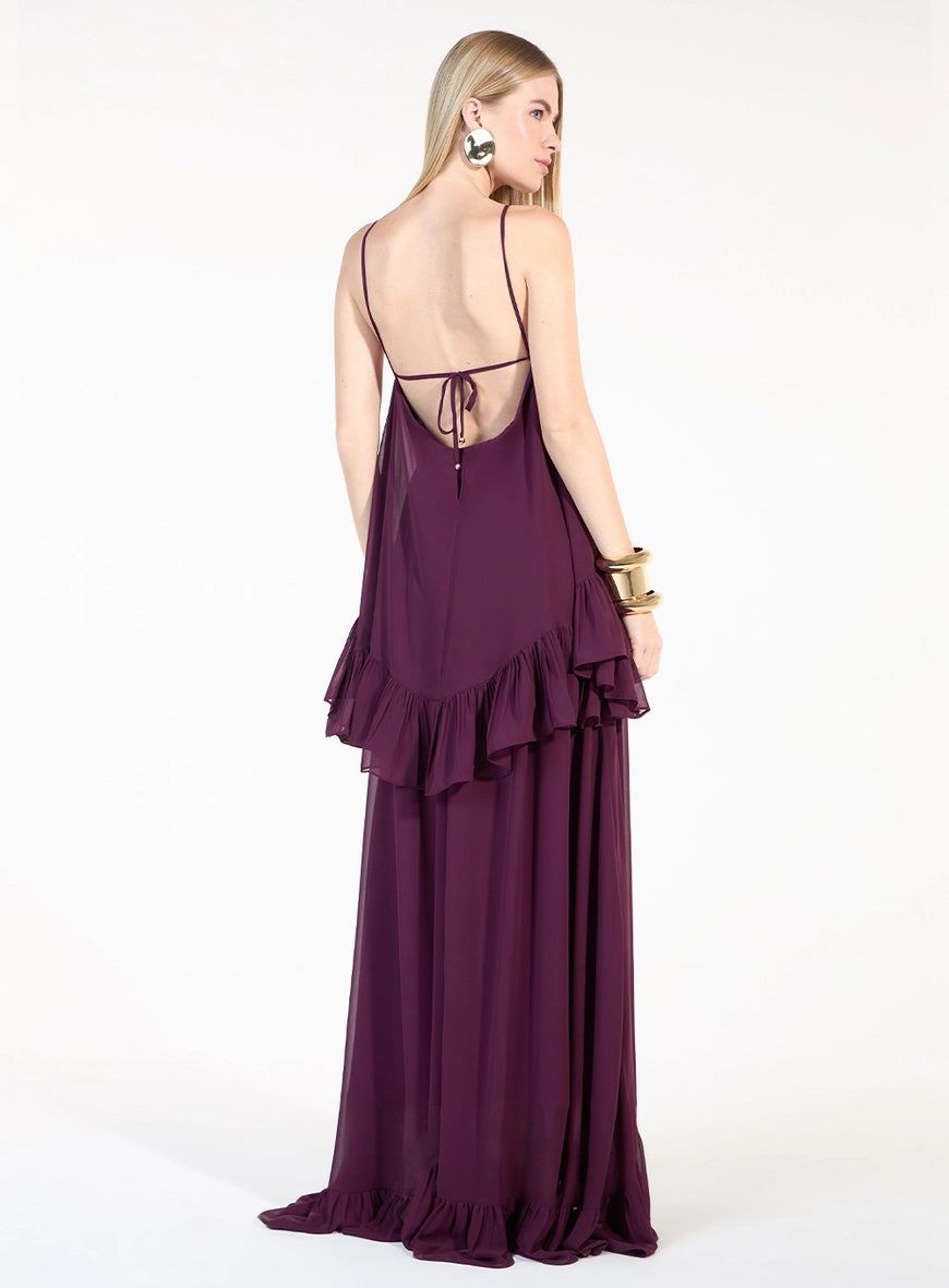 Vestido Longo Chiffon