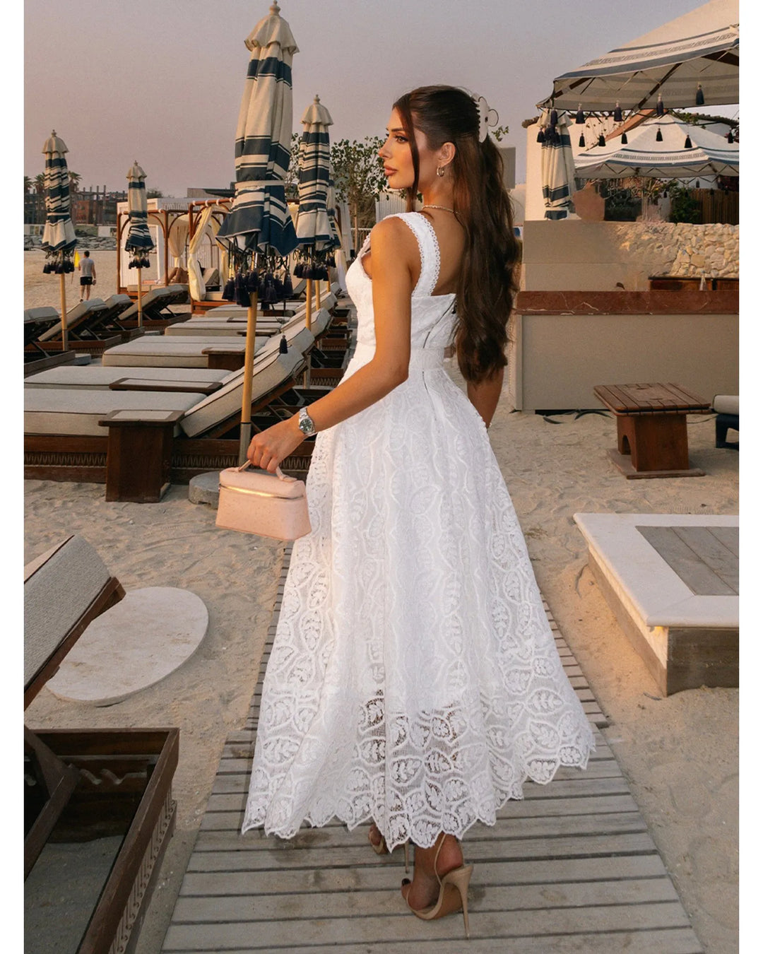 Lace Midi Dress