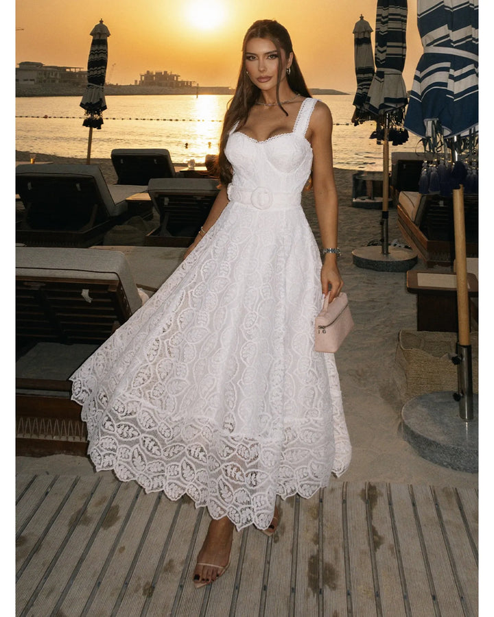 Lace Midi Dress