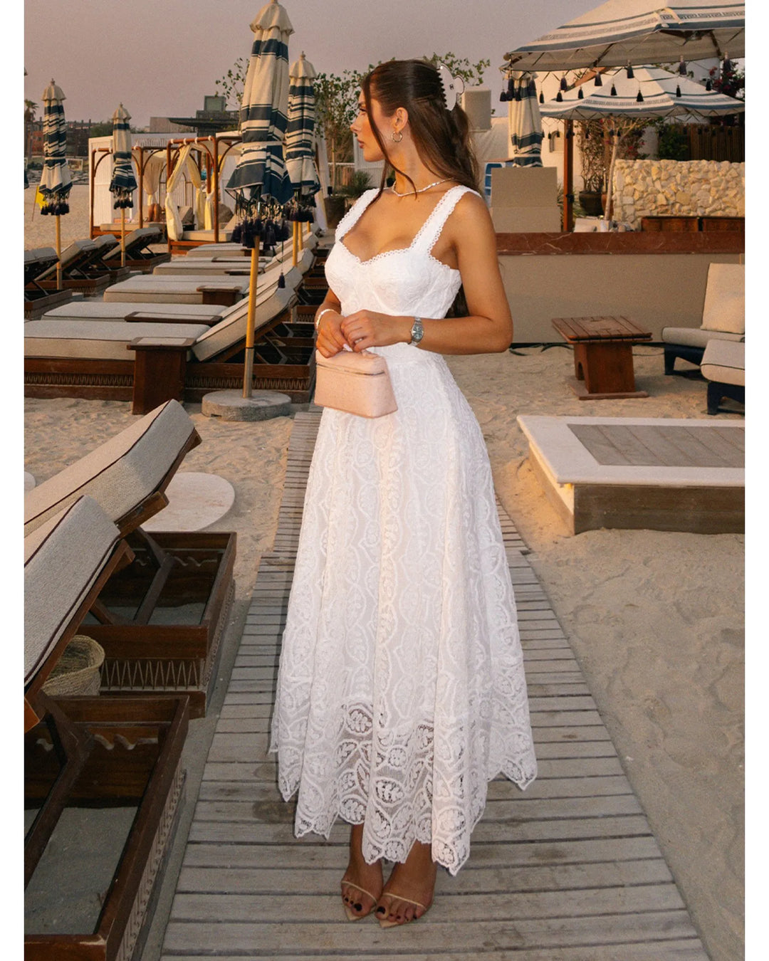 Lace Midi Dress