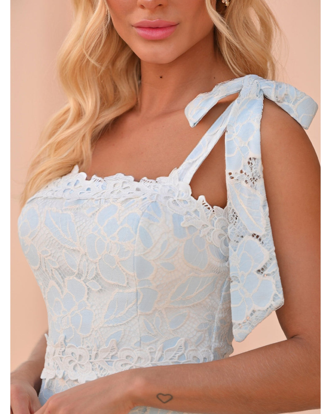 Sky Bloom Short Dress