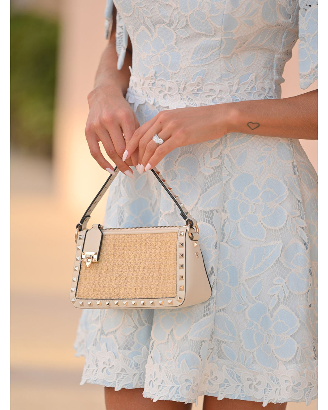 Sky Bloom Short Dress